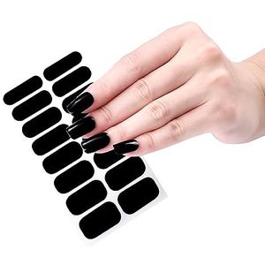 GMBYLBY 16 Strips Polish Sticker Stickers Set voor Lamp 3D Nagels Polish Wraps Mode Art