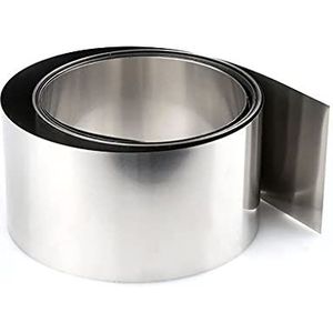 1 stuk 100x1000mm 304 foliestrip dunne plaatdikte 0,05/0,06/0,07/0,08/0,09/0,1/0,15/0,2/0,25/0,21 folie vernikkeld(0.07x100x1000mm)
