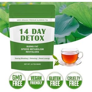 14-daagse Detox-thee - Afslank- En Vetverbrandende Thee For Lichaamsreiniging, Natuurlijke Afslankdrank(3PCS)