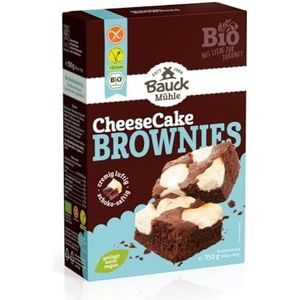 Bauckhof Cheesecake Brownies-bakmix, glutenvrij (350 g) - Bio