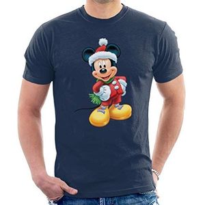 Disney Kerst Mickey Mouse Feestelijke Kleding Heren T-Shirt