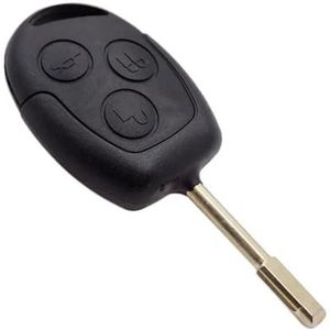 Sleutelbehuizing houder 3 Knoppen Afstandsbediening Autosleutel Shell Blade Key Case Fob Voor Mondeo Voor Focus 2 3 Voor Festiva Fiesta Transit KA C-MAX Fusion FO21 HU101 Sleutelbehuizing(C)