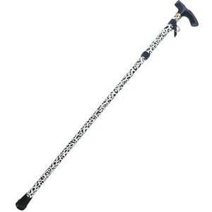 Opvouwbare Aluminium Wandelstok - In Hoogte Verstelbare Loophulp Met Handvat (Luipaardpatroon)