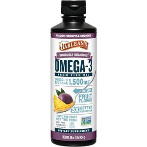 Barlean's Omega Swirl Fish Oil - Ultra High Potency Passion Pineapple 16 oz