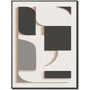 Wandgemonteerde kast stroomverdeling, meterkastdeksel, schakelaarkastdeksel, scharnierend type, for thuis elektriciteitsmeter decoratief(Black,40x60cm)