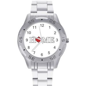Home Canada Maple Leaf Zakelijke horloges voor heren Legering Analoog Quartz Horloge Mode Horloges