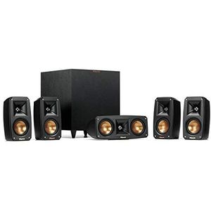 Klipsch Zwart Referentie Theater Pack 5.1 Surround Sound Systeem