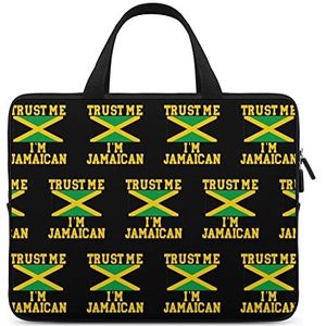 Trust Me I'm Jamaican Beschermende Laptop Case Laptop Sleeve Tas Print Cover Handtas voor 10/12/13/15/17 Inch