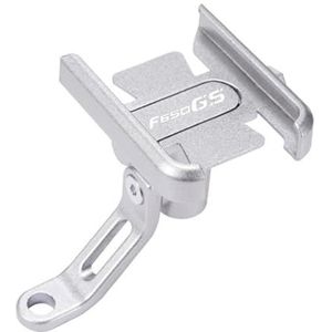 Motoraccessoires Mobiele Telefoonhouder GPS-navigatie Montagebeugel Voor F650GS F 650 GS (Color : SILVER- B)