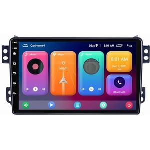 Android 14 2 Din Autoradio voor Opel Agila Suzuki Splash Ritz 2008-2014 - Steun Carplay Android Auto DSP-9"" Touchscreen Auto Stereo Met Stuurwielbediening WIFI 4G Bluetooth Split-Screen(P2 WIFI 4-Core