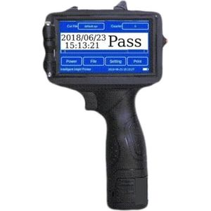 Industriële Draagbare Handheld QR-code Slimme Inkjetprinter
