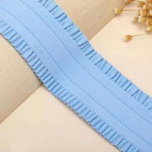 Hoge elasticiteit elastische riem verdikte duurzame tailleband Elastiek kant brede riem broek taille rok speciale accessoires-hemelsblauw-50mm-2m