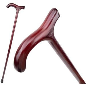 Wandelstok - Houten - Eendelige - Antislipstok voor Senioren of Mensen met Beperkte Mobiliteit - 36 inch