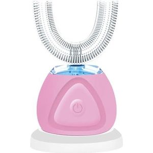 U-vormige Elektrische Tandenborstel, Tandenborstels Voor Mondreiniging, Automatische Elektrische Tandenborstel met U-vormige Borstels, Siliconen Whitening Tandenborstel,D