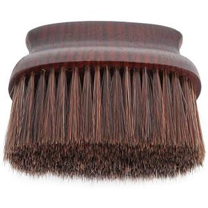 Kappershalsborstel, lichtgewicht Comfortabel gebruikservaring houten kappershalsstofborstel voor thuis voor salons(L)