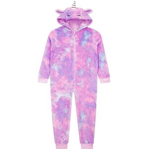 Harry Bear Meisjes Onesie | Eenhoorn Onesie met 3D Oren | Eenhoorn Onesies voor Meisjes Purper 116