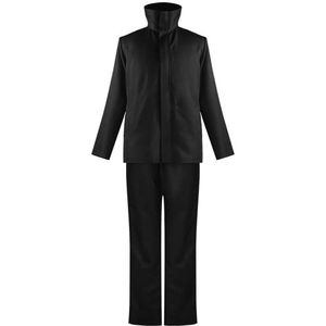 Jujutsu Kaisen Cosplay Gojo Satoru-outfits, unisex uniform kostuum pak voor anime-fans cosplay, zwart, XL