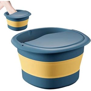 Voetbad,Multifunctionele opvouwbare voetemmer voor massage SPA | Gebarsten voetenproducten voor het wassen van kleding, voetenbad, handdoeken wassen, opslag van toiletartikelen Kasmole