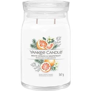 Yankee Candle White Spruce & Grapefruit Signature Large Jar