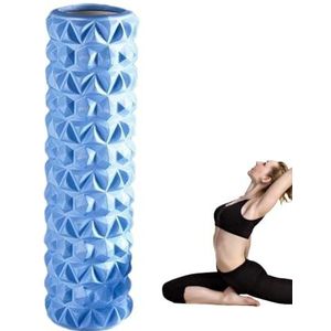 TUJOBA Schuimroller voor rug, Schuimrollers voor spiermassage,Rugschuimroller - Getextureerd en hol, professionele myofasciale triggerpoint-release, verbetert de mobiliteit en bloedsomloop,