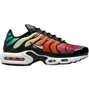 Nike Air Max Plus Black Viotech Team Sneakers voor dames, rood wit, maat 37,5, meerkleurig (Black Viotech Team Red White), 37.5 EU