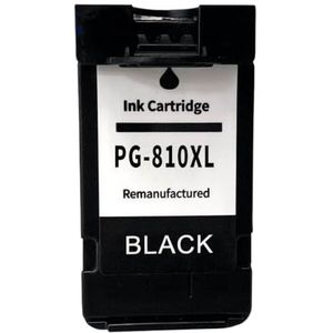MRHZKE Gereviseerde Inktcartridge PG810 CL811 CL811XL Zwart Voor MP258 MP268 MP276 MP338 MP486 IP2770 (1 ST Zwart)