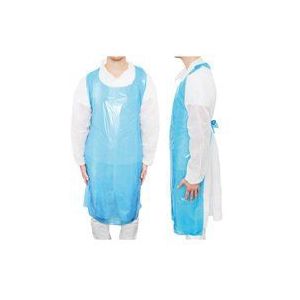 Wegwerpschort MaiMed Apron Light PE schort 100 stuks wit, schort van polyethyleen, 20 mμ, 75 x 120 cm