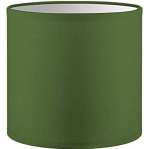 Home Sweet Home Moderne lampenkap Bling | cilinder | 16/16/15cm | Groen | stoffen lampenkap gemaakt van stof | voor E27 lamphouder | RoHS getest | voor wandlamp, tafellamp en hanglamp