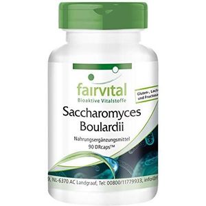 Fairvital | Saccharomyces boulardii - HOOG GEDOSEERD 320mg per capsule - VEGAN - 90 capsules - gestandaardiseerde welwillende gistcultuur