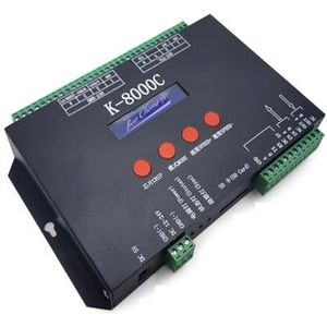 K8000C DMX512 LED pixel RGB kleur K-8000C controller DC5-24V full color controller geschikt voor WS2811 WS2812 SK6812 LED licht bar LED module