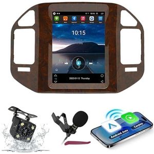 Android 14 Autoradio Navi voor M-itsubishi Pajero V73 (2004-2011) 9.7 ""Screen multimediaspeler met draadloze carplay GPS-navigatie 2 Din Radio Bluetooth 5.0 HIFI FM 5G-WiFi SWC RDS MIC,M120s