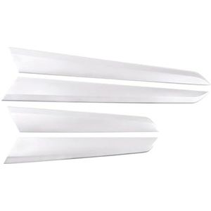 Autodeurdecoratiepaneel Zilverkleurig Voor Mercedes Voor Benz C-Klasse W204 2008-2014 Deurgreep Binnenzijde Auto