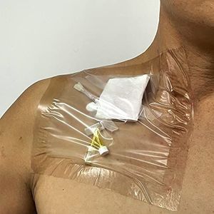 PICC Line Bandage Protector Shield voor douche - transparante film PD wonddressing barrière, waterdicht, 7 stuks (9x9 inch)