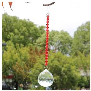 Tuin Suncatchers 1 STKS Kroonluchter Kristallen Bal Prisma Hanger Decoratie Handgemaakte Hanger Kettingen