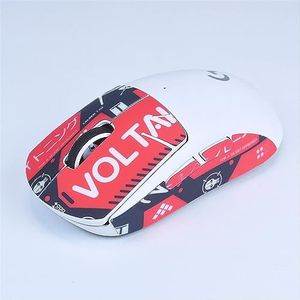 Muisgrip Tape Antislip Skin voor G Pro X Superlight GPW draadloze muis, doe-het-zelf sticker muis zweetbestendige griptape beschermhoes (voor G Pro X Mouse - Rood)