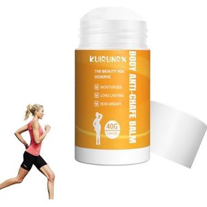 Anti-Friction Cream, Anti-chafing stick, Anti-friction chafing cream stick, Om wrijving en irritatie te verlichten, Waterdicht tegen schuren, Gebruikt Voor Borst, Arm, Dij en Billen (40G)