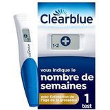 Clearblue digitale zwangerschapstest met schatting van de zwangerschapsduur, de enige test die je het aantal weken vertelt, 1 digitale test