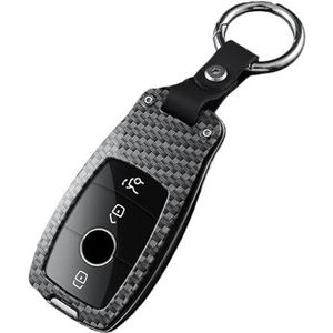 Autosleutel beschermhoes ABS Carbon Textuur Autosleutel Beschermhoes Shell Beschermende Tas Voor A E G Voor GLS Klasse W177 W205 W213 W222 G63 X167 Sleutel Shell(1 UK)