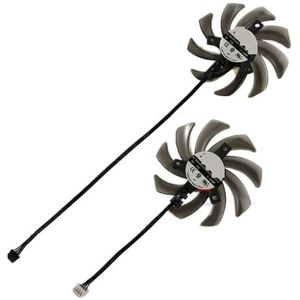 1 set, FDC10H12S9-C, grafische kaartventilator voor Palit RTX2060 RTX2070 RTX2080 voor GamingPro voor DUAL OC, voor GTX1660 SUPER GP GTX1660Ti Dual(Type B Powerplug)