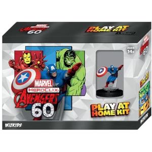 Wizkids Marvel HeroClix: Avengers 60th Anniversary Play at Home Kit - Captain America