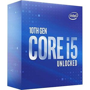 Intel Core i5-10600K Desktop Processor 6 Cores tot 4,8 GHz Ontgrendeld LGA1200 (Intel 400 Serie Chipset) 125W