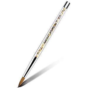 Aokitec Kolinsky acryl nagelborstel #22 ovale nerts borstel hoofd acryl borstel professionele nagel tool