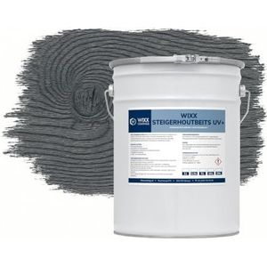 Wixx Steigerhoutbeits UV+ - 5L - Antraciet - Transparant