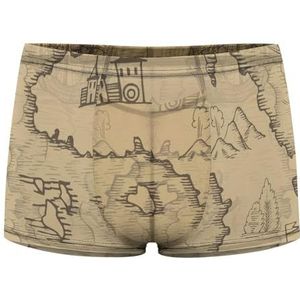 Vintage Zeilboot, Zee Monster Heren Boxer Slips Sexy Shorts Mesh Boxers Ondergoed Ademend Onderbroek Thong