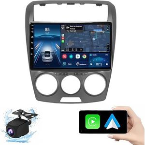 Android 14.0 2 Din Autoradio 9"" Touchscreen Auto Stereo voor FAW Besturn B50 2009-2012 met Draadloze Carplay Android Auto GPS navigatie AHD Omgekeerd beeld Stuurwielbediening(P1(1G+32G))