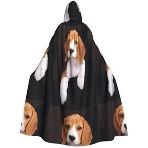 Ovely Pet Dog Beagle Unisex Oversized Hoed Cape Voor Halloween Kostuum Party Rollenspel