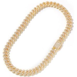 Europa en de Verenigde Staten hip-hop ba halsband sleutelbeen ketting ketting, mannen vrouwen en meisjes kostuum sieraden Geschikt voor hete meisjes ketting sieraden (Color : Gold_20inch)