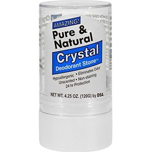 Deodorant Stones of America Pure & Natural Crystal Deodorant Stone Unscented 4.25 oz
