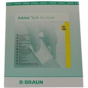 B. Braun Melsungen Askina Sorb, 10 x 10 cm, CMC alginaat kompres