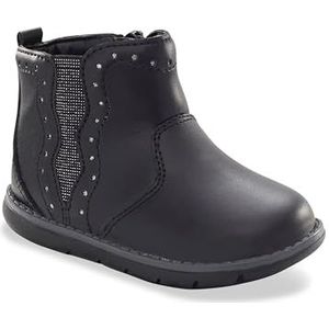 Stride Rite SRT Lena modelaarzen voor meisjes, zwart, 4.5 Little Kid